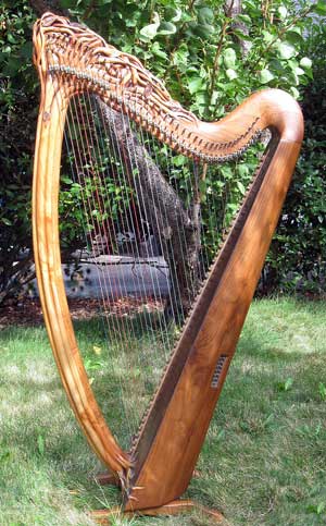 Leprechaun Playing Harp