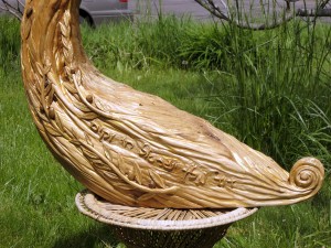 Custom Harp by Glenn Hill of Mountain Glen Harps