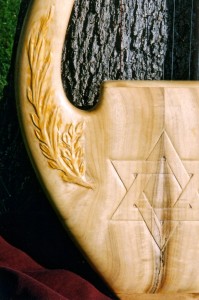 King David Lyre - Custom Harp by Glenn Hill of Mountain Glen Harps